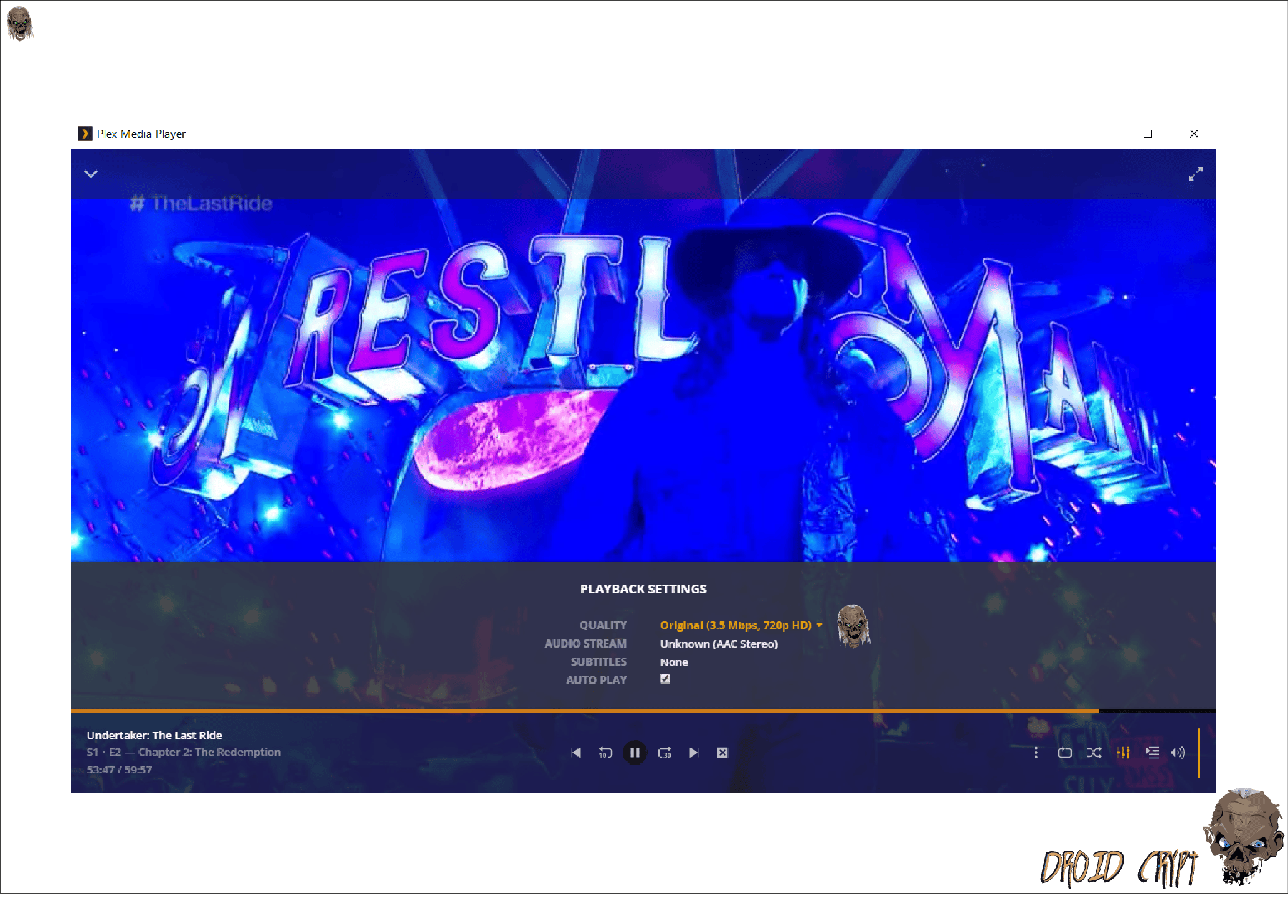 plex app direct stream
