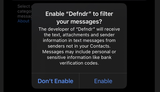 Defndr for iOS