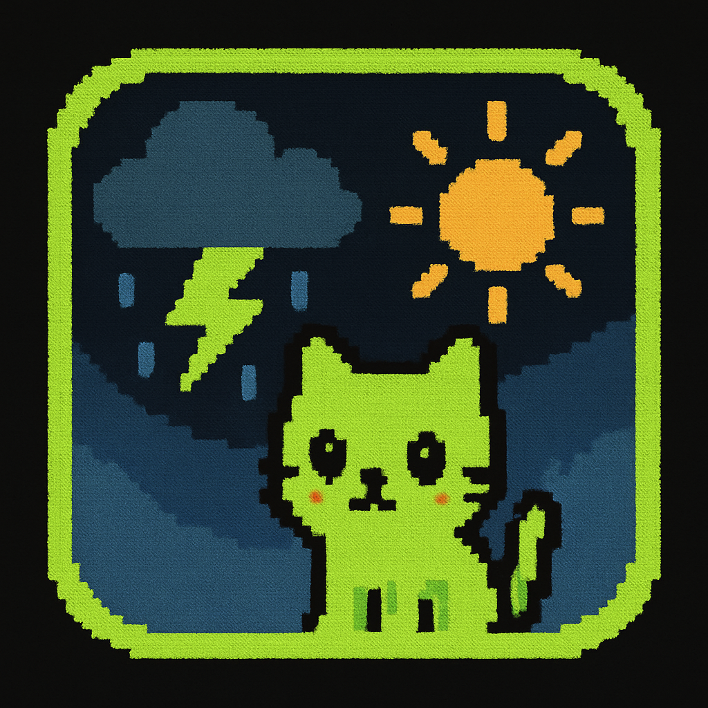 Mini Cat Weather macOS Preview