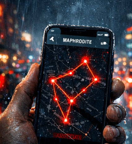 Astrocartography Map Hand